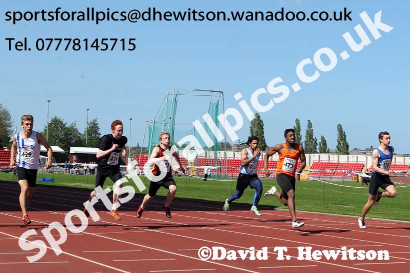 Mens under-17s, North East Track and Field Champs., Gateshead. Photo: David T. Hewitson/Sports for All Pics